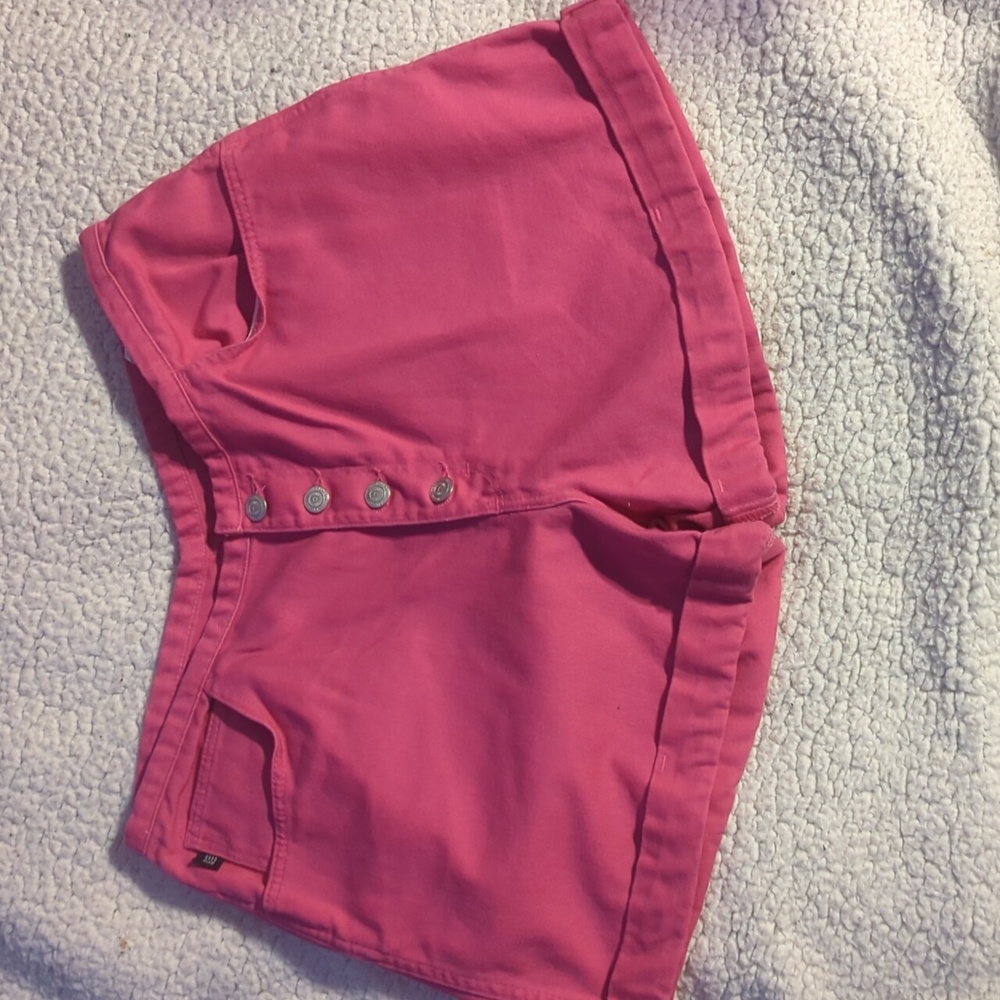 Women's size 14 pink denim shorts